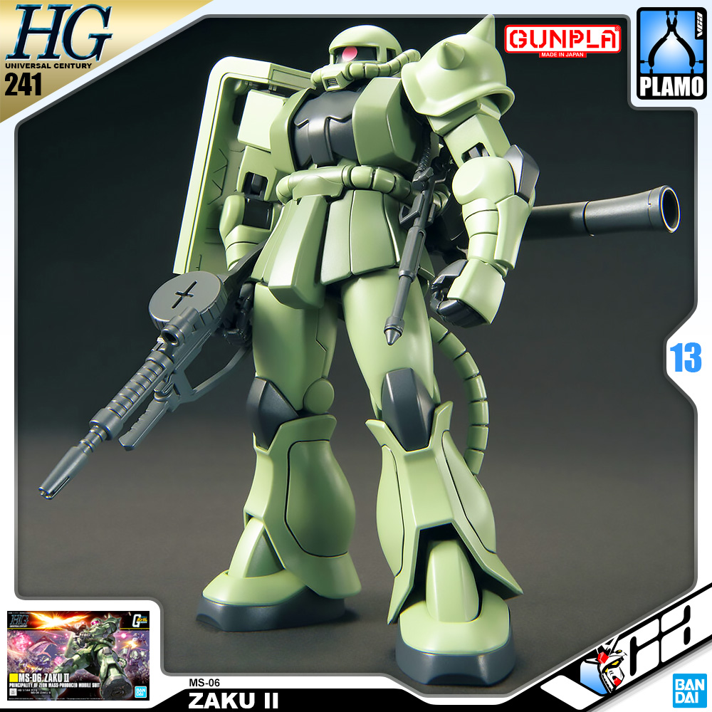 Bandai® HG Universal Century HGUC MS-06 ZAKU II (2021) : Inspired by