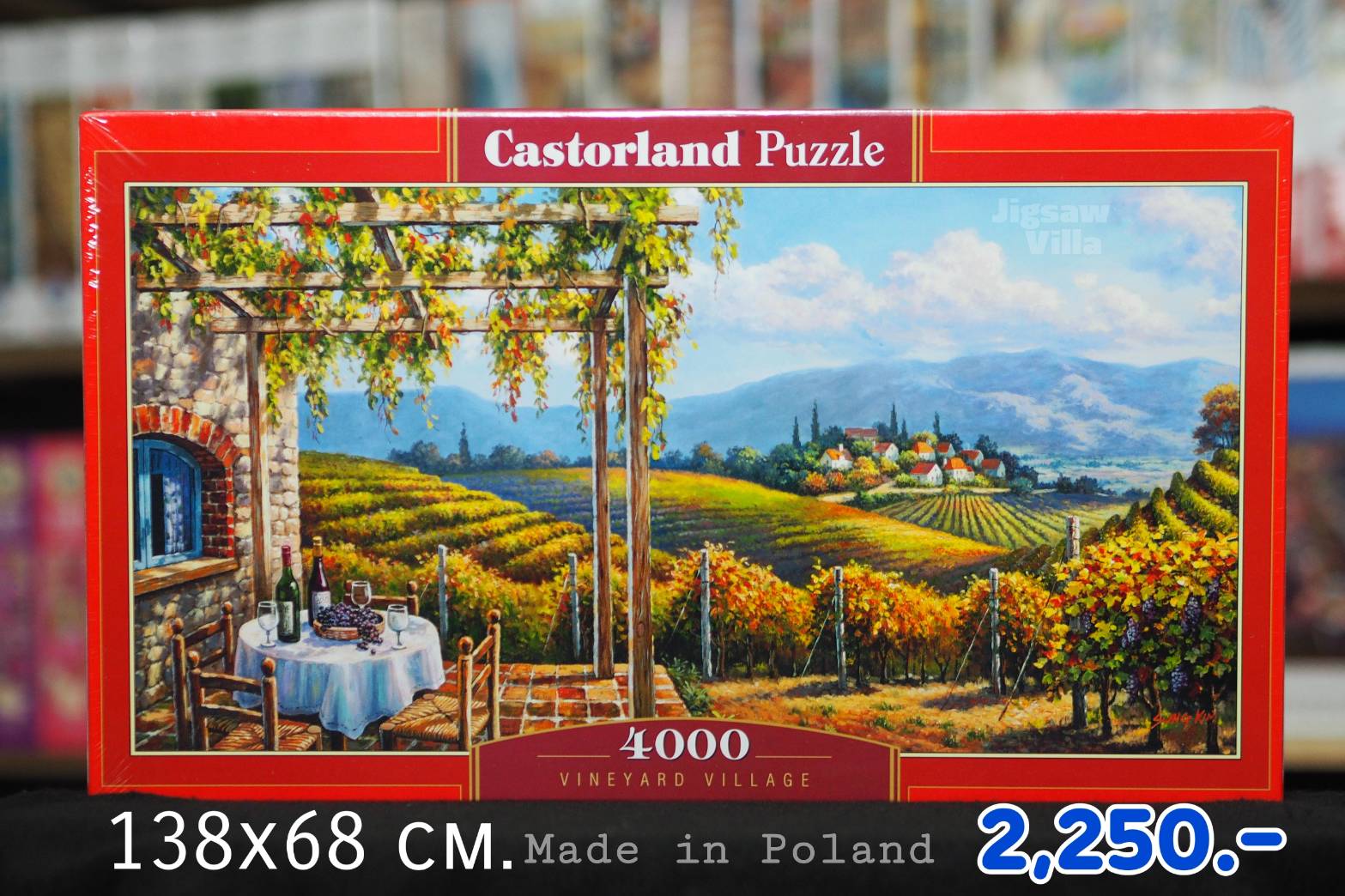 Castorland Vineyard Village 4000 pcs. Jigsaw Villa Inspired by