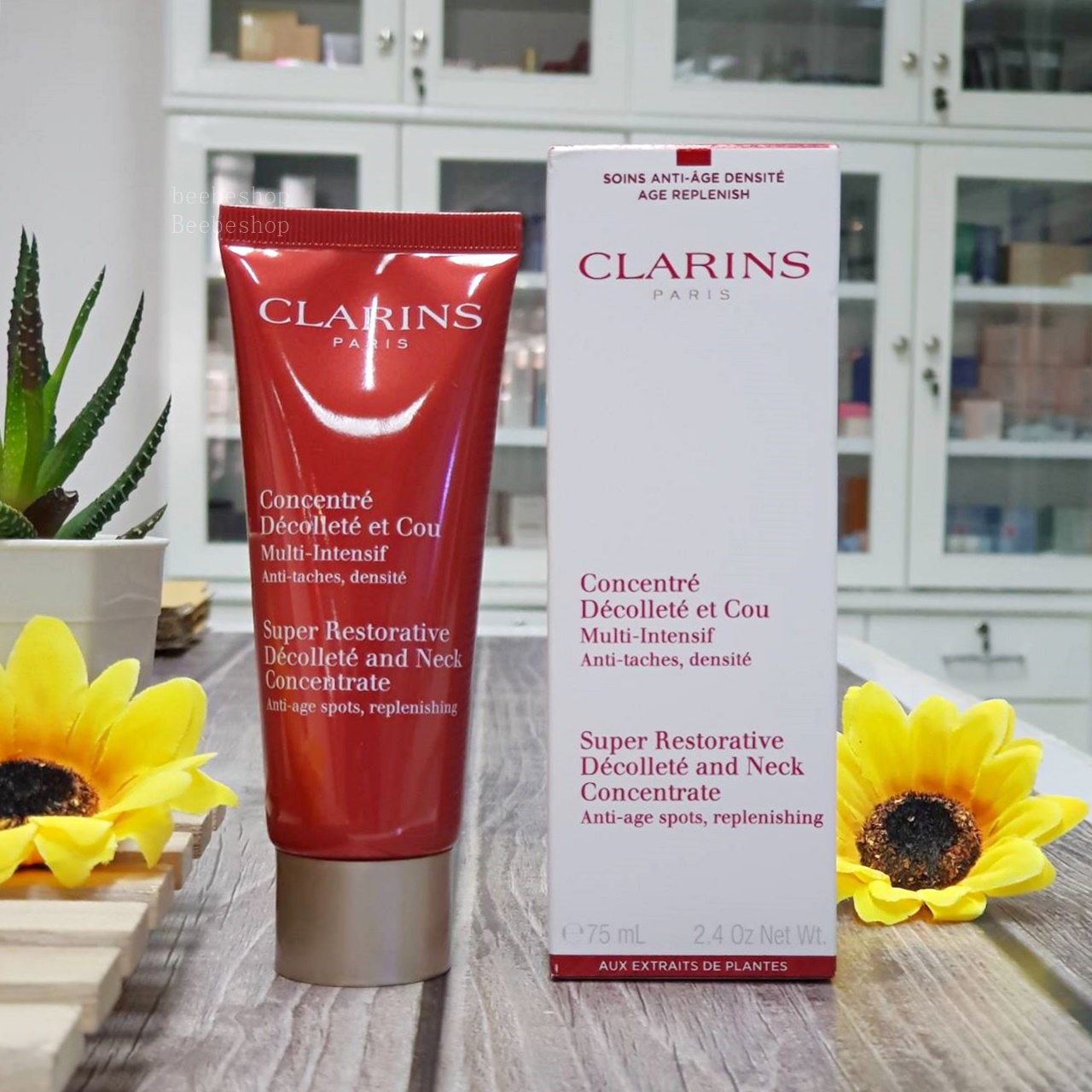 Clarins Super Restorative Decollete And Neck Concentrat 75ml ผลิต 07/