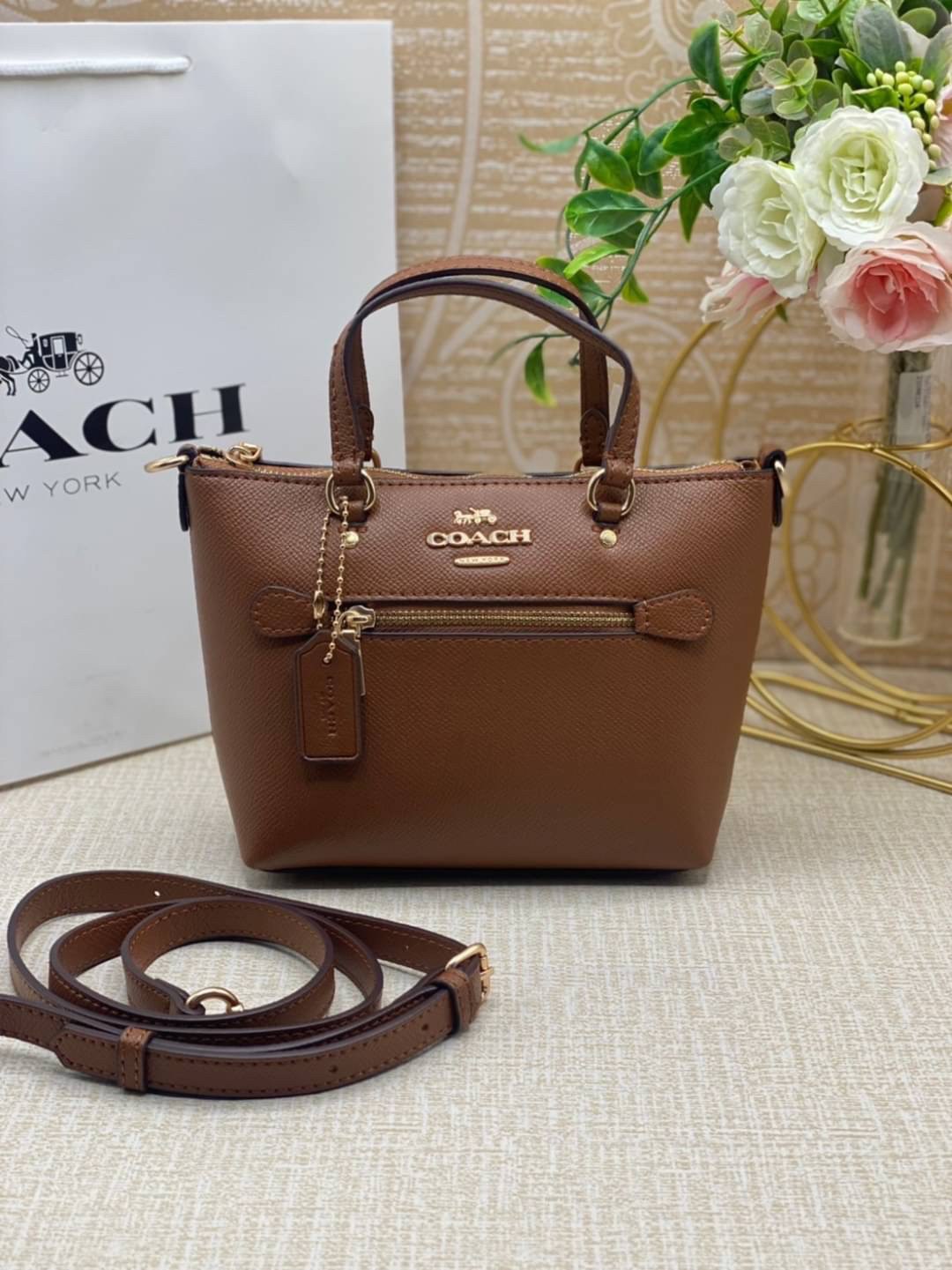 Coach C9948 Mini Gallery Crossbody Dark Saddle ubicaciondepersonas