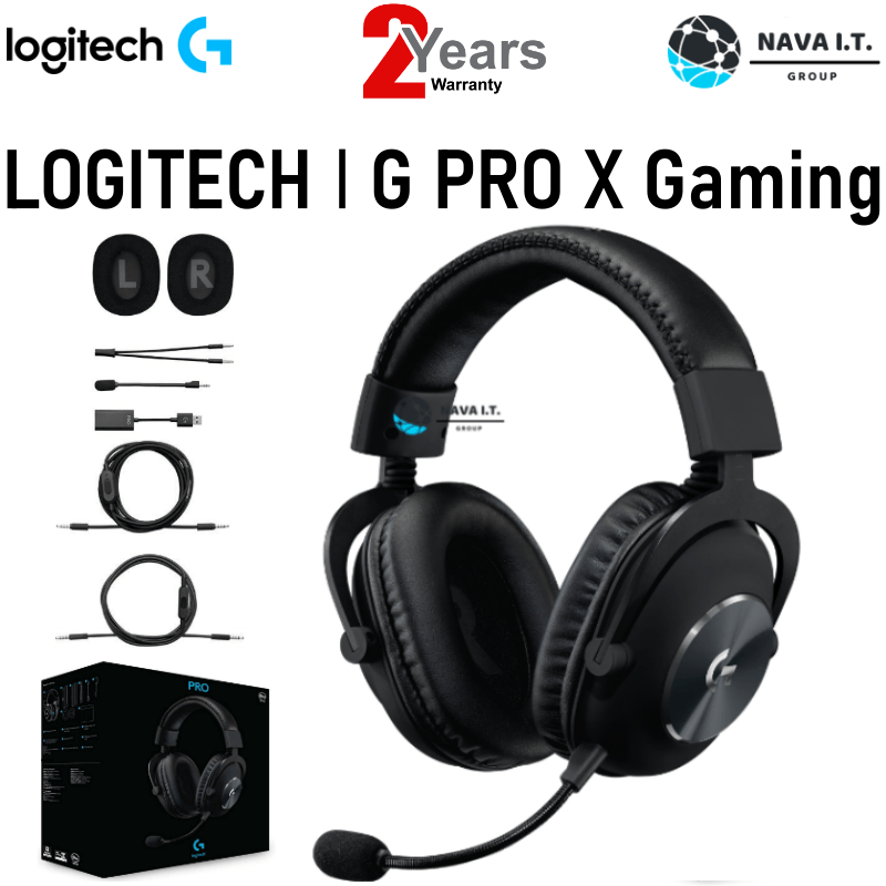 Logitech G Pro X Gaming Headset With Blue VOICE Technology And Knox