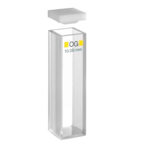 Cuvette optical Glass, Path length 10 mm. ความจุ 3.5 ml. (2 อัน/กล่อง