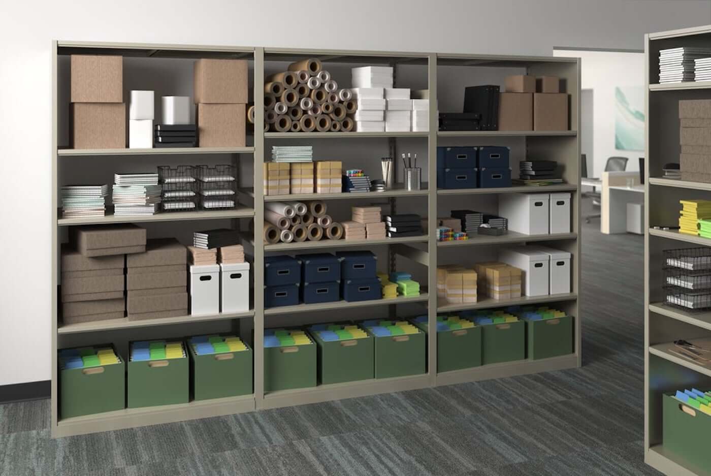 File Storage Ideas How To Organize Your Archives Using Shelving BMH
