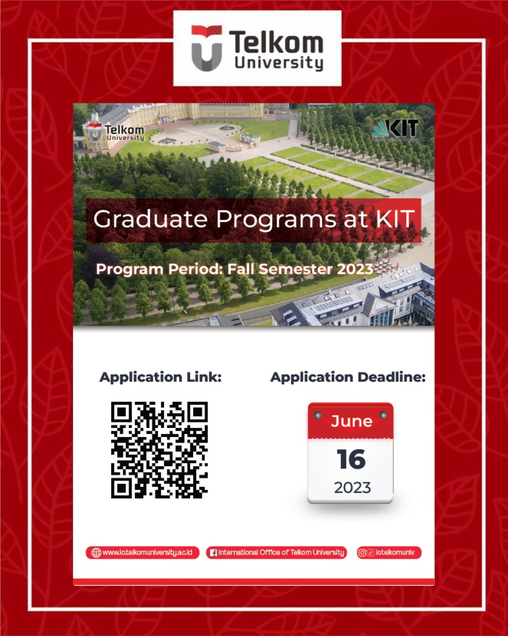 KIT Graduate Programs 2023 for Telkom University graduates