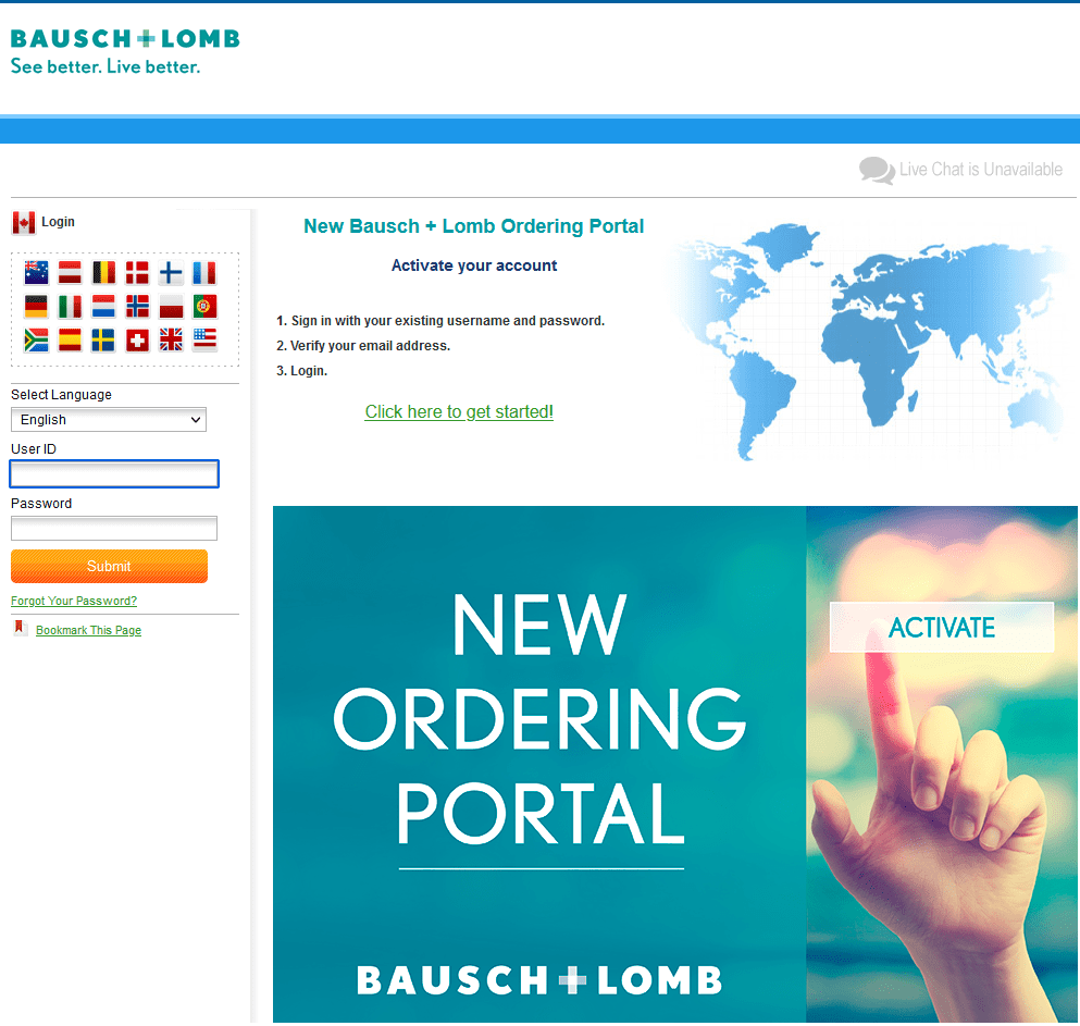 Bausch and Lomb engage IO for multicountry site enhancements. IO