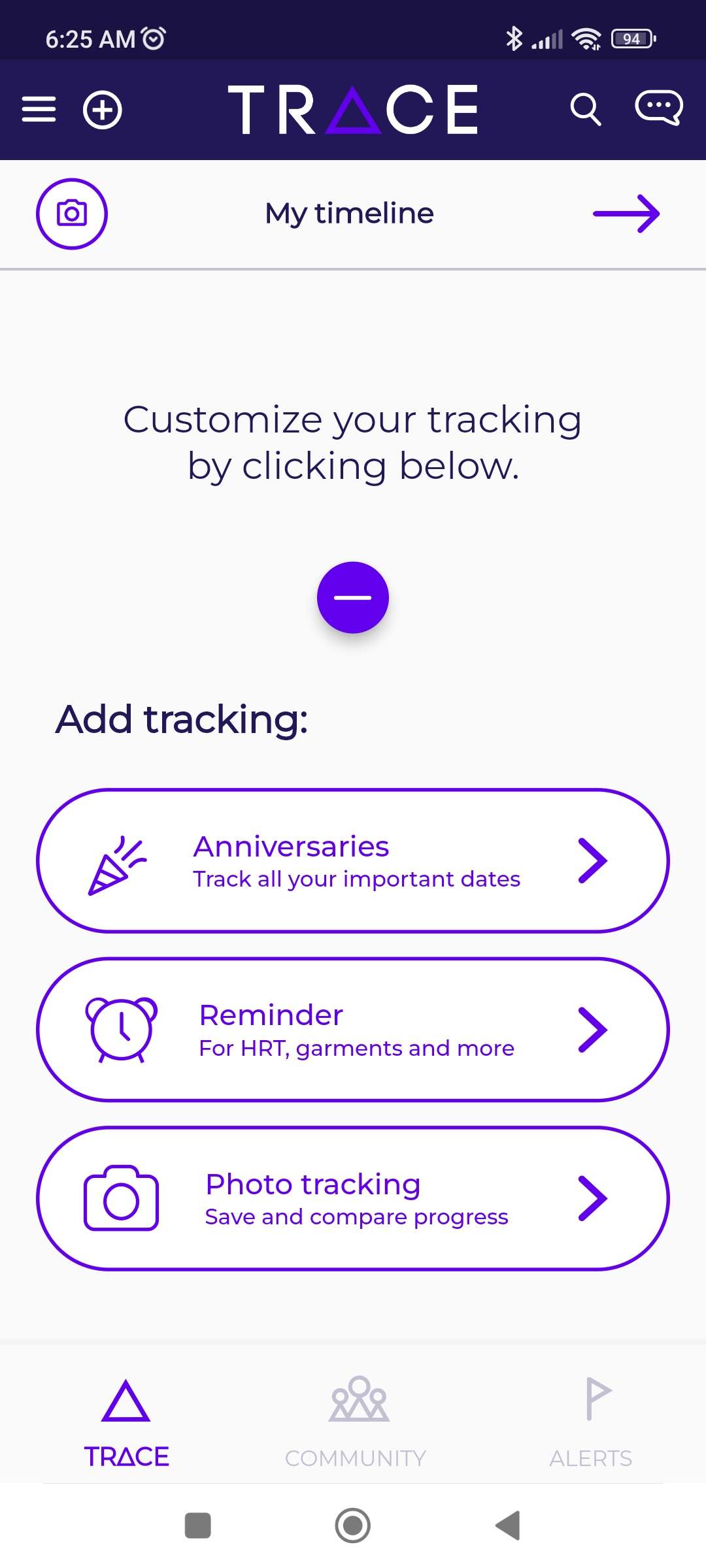 TRACE Download TRACE App for Android