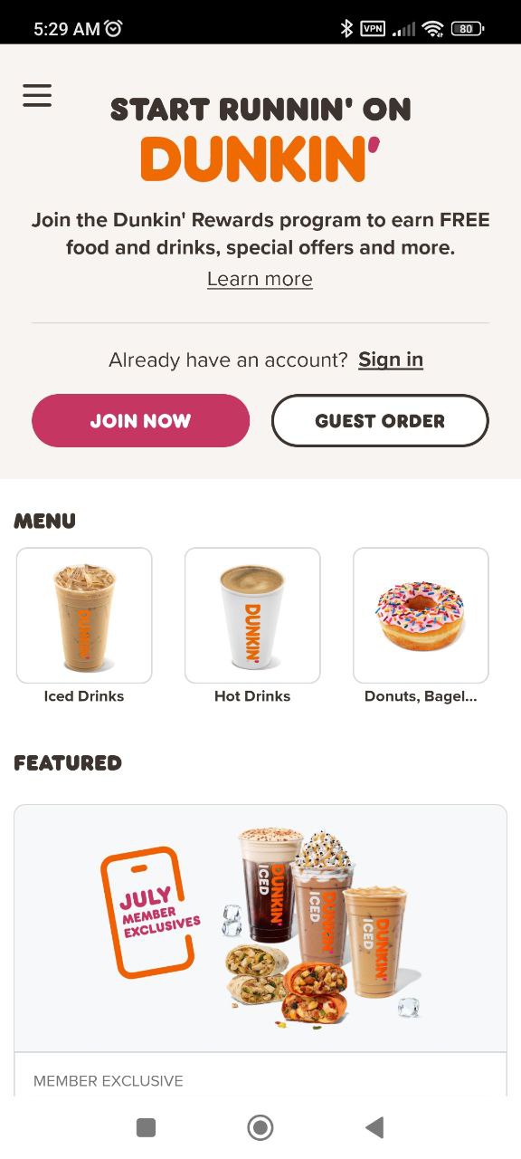 Dunkin Download Dunkin App for Android