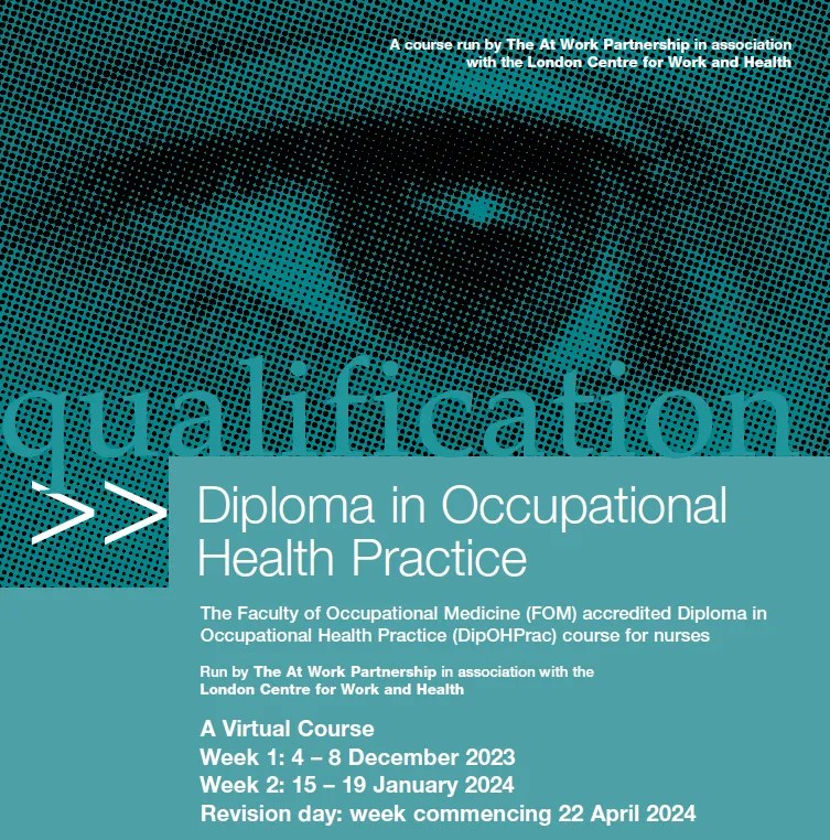 Developing and delivering a FOM Diploma in Occupational Health Practice