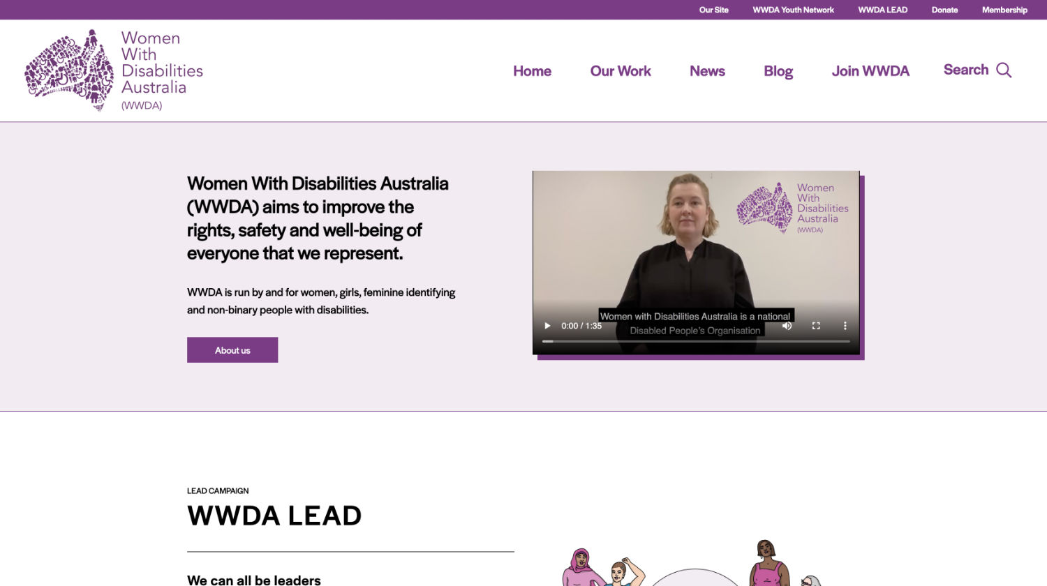Women With Disability Australia Ionata Digital Hobart, Tasmania