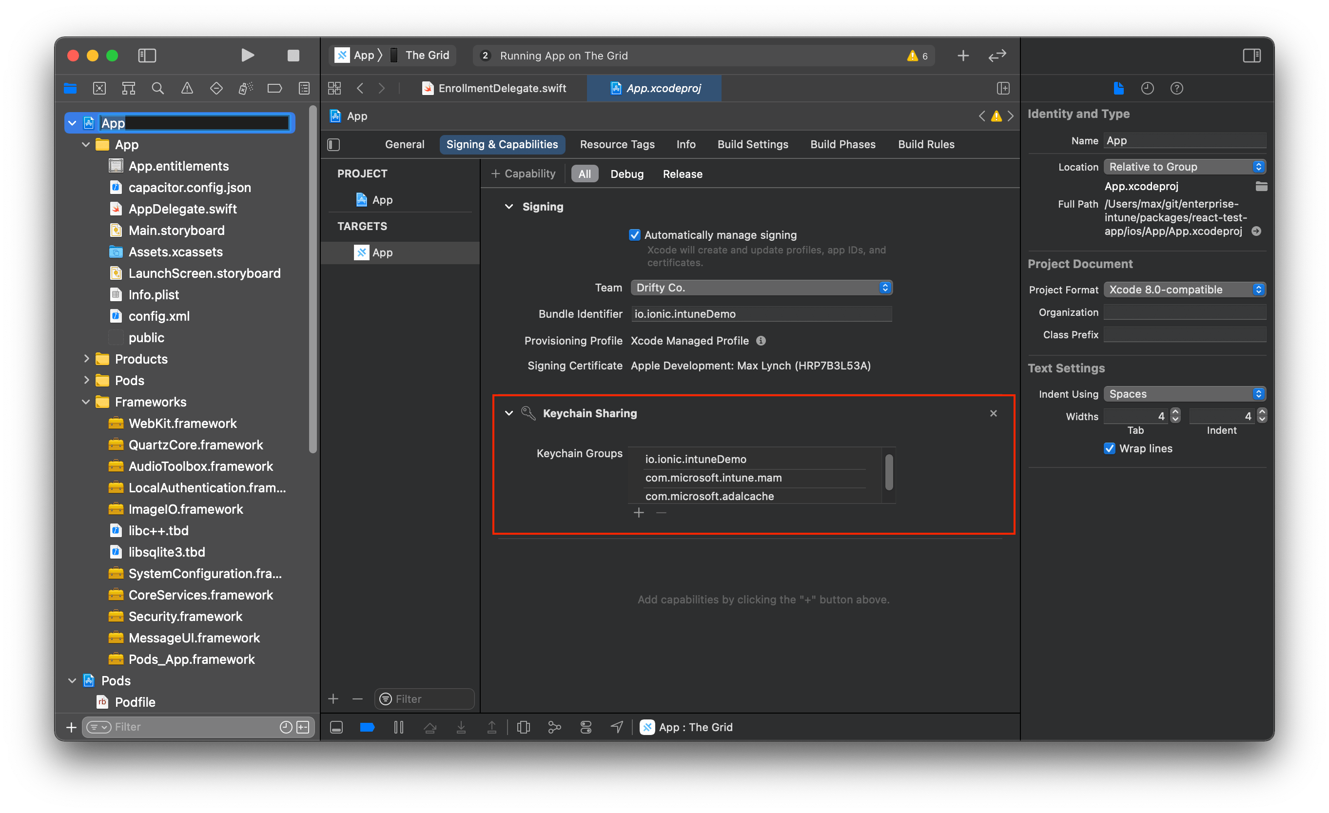 Installation iOS Intune