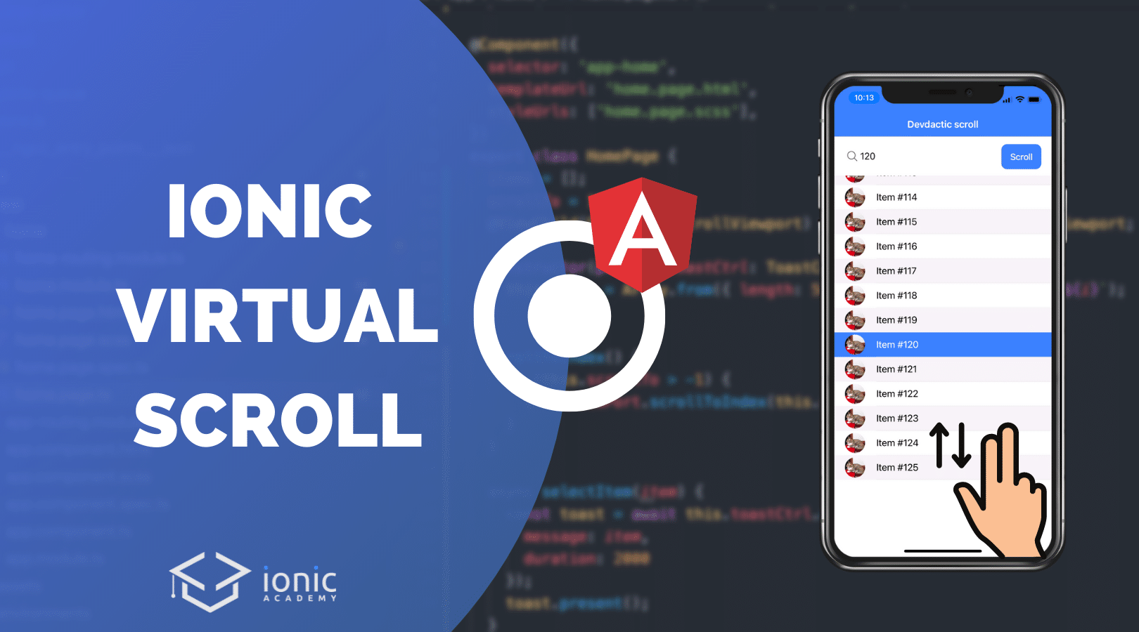 How to use Angular Virtual Scroll with Ionic [v6] Ionic Academy