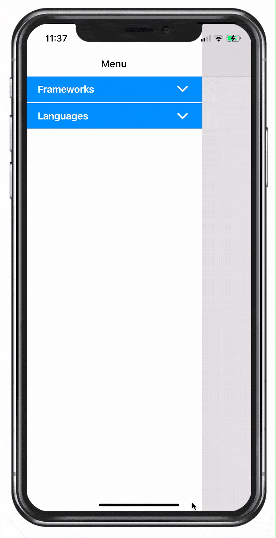 How to Create an Ionic Side Menu with Accordion Items [v6] Ionic