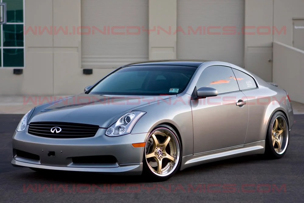 TAX REFUND SALE. 20032007 G35 Coupe OEM replica front lip. Ionic