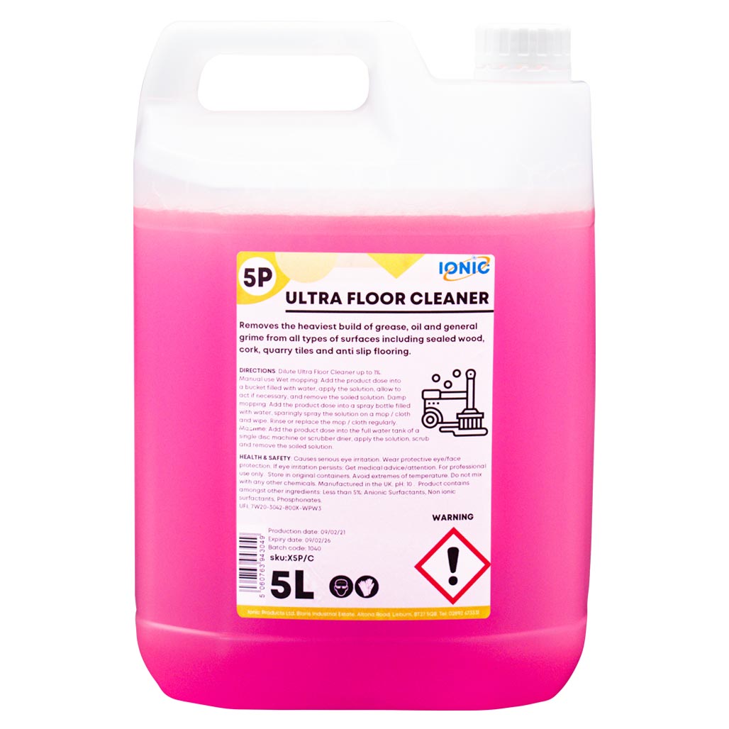 5P Ultra Floor Cleaner Hard Floor Cleaners Ionic Products