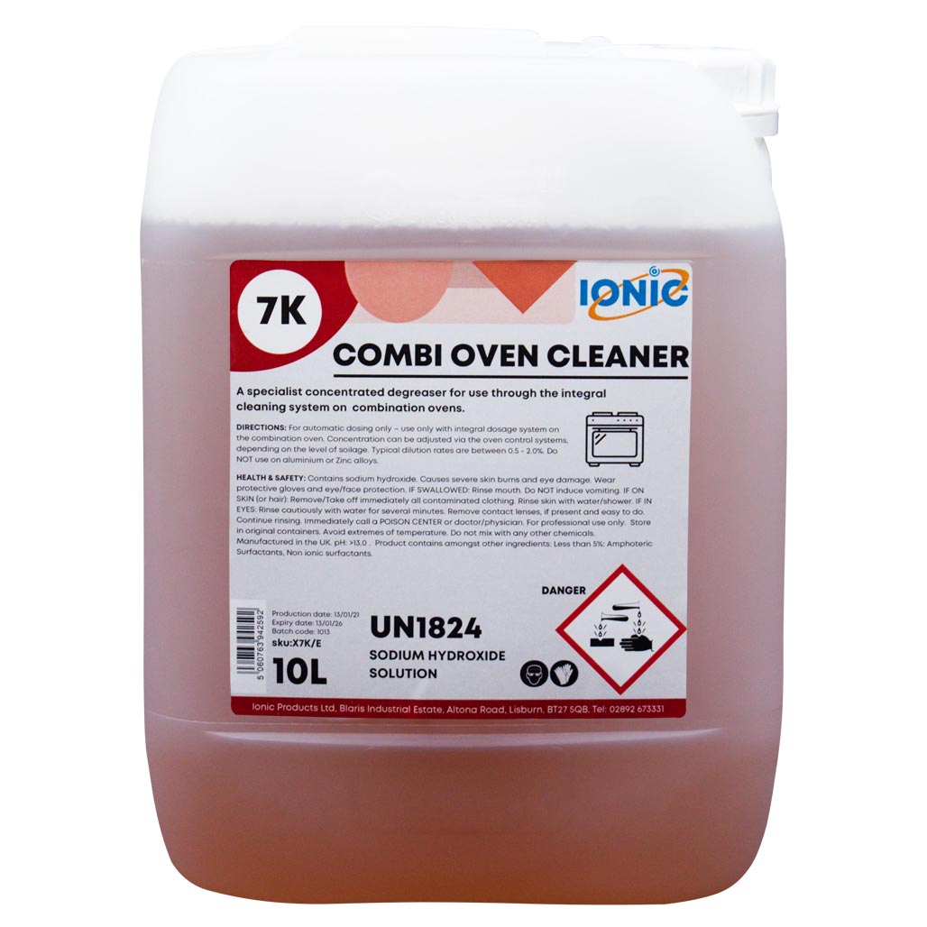 7K Combi Oven Cleaner Combi Oven Cleaners Ionic Products