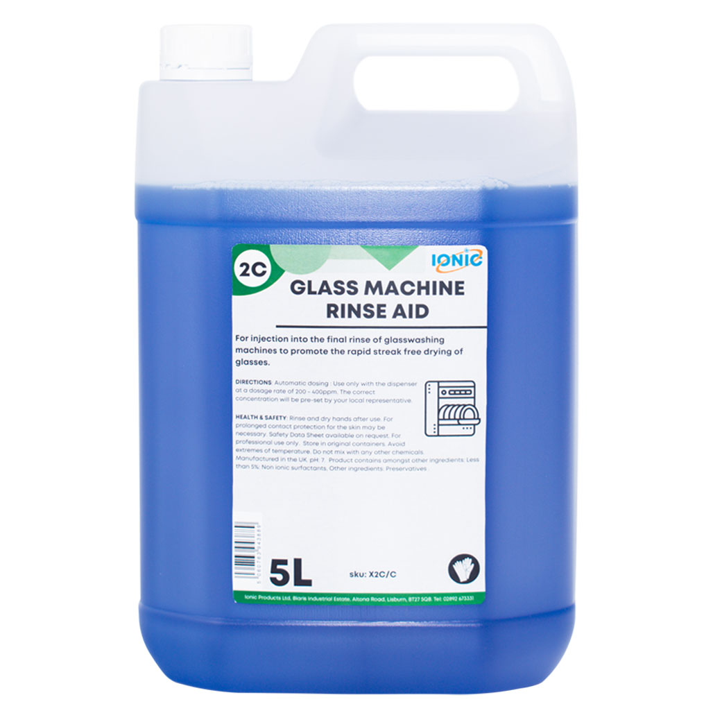 2C Glasswashing Machine Rinse Aid Bar & Cellar Ionic Products