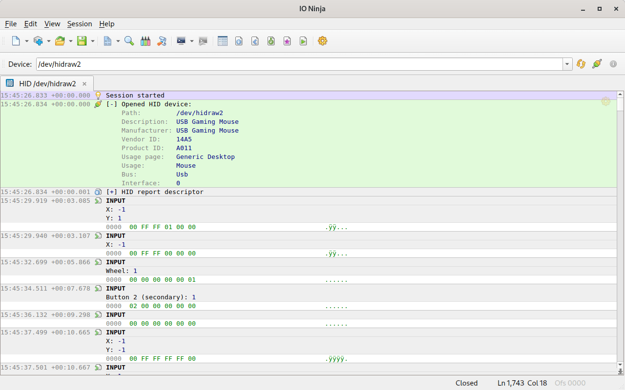 HID Terminal IO Ninja