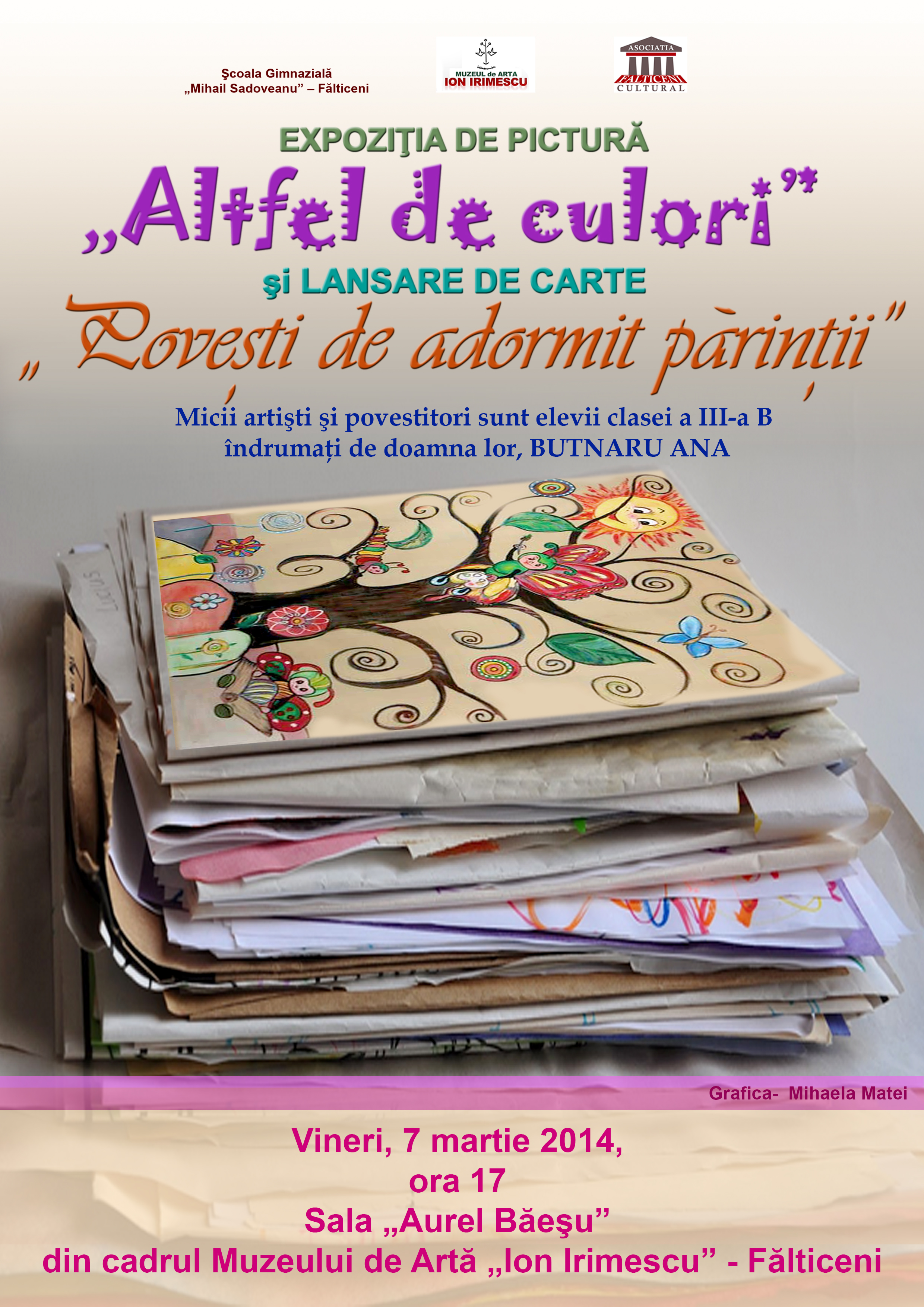 ExpoziÅ£ie De PicturÄ Si Lansare De Carte Muzeul De ArtÄ Ion Irimescu FÄlticeni