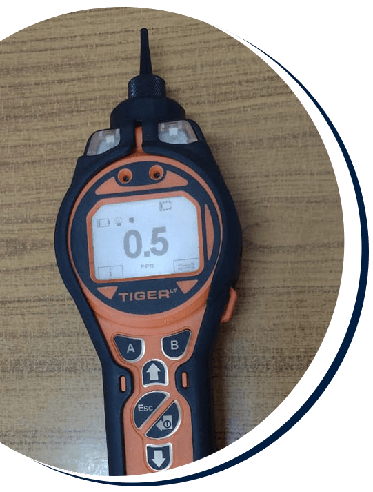 Paint Booth workers Tiger PID helps Protect from VOCs