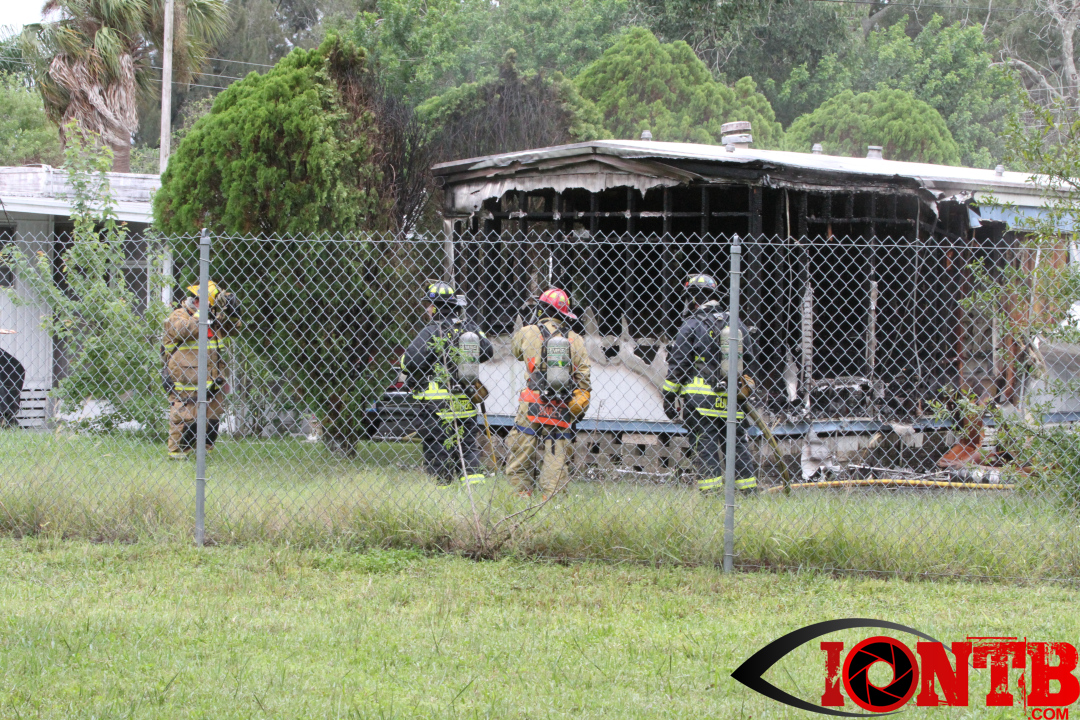 Structure fire at Pine Lane Mobile Home Park in St. Petersburg IONTB