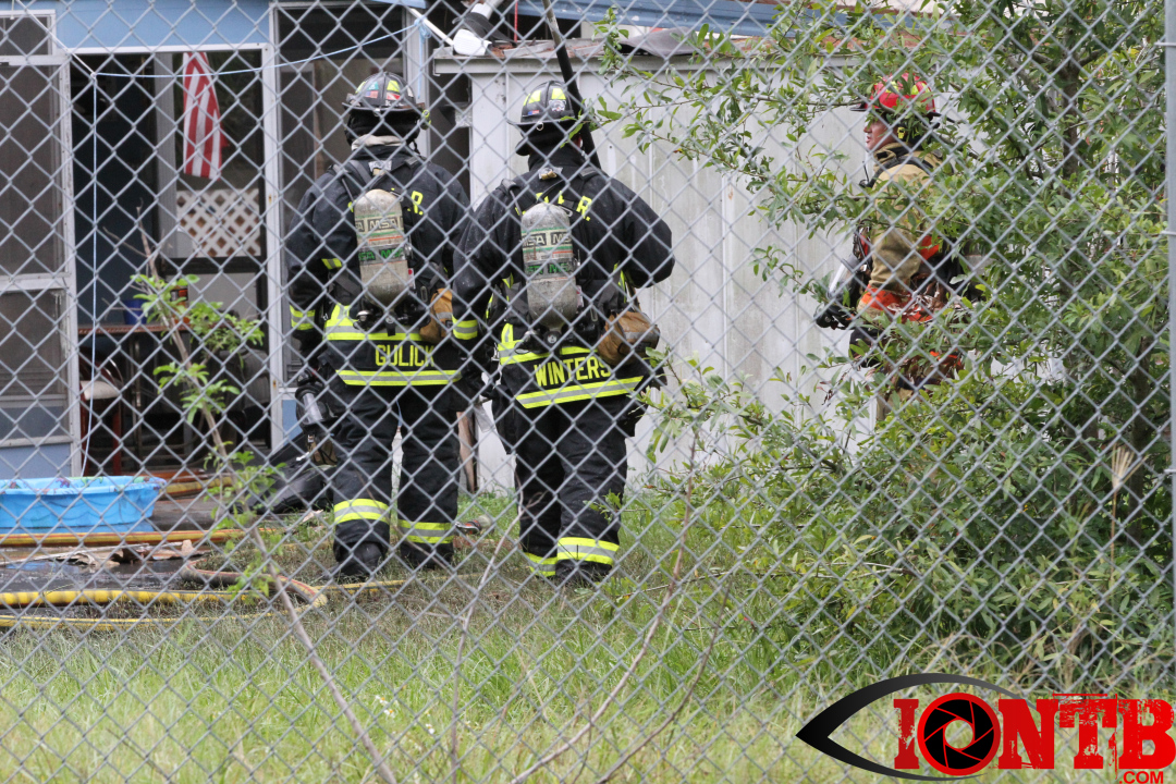 Structure fire at Pine Lane Mobile Home Park in St. Petersburg IONTB