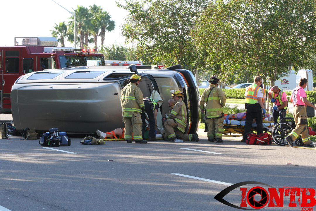 Traffic crash leaves two vehicles overturned in Pinellas Park IONTB