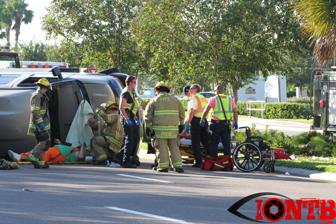 Traffic crash leaves two vehicles overturned in Pinellas Park IONTB