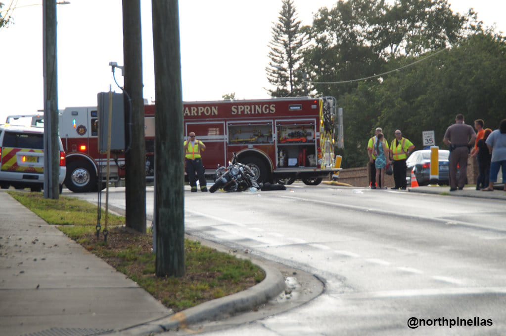 Palm Harbor Motorcyclist Critically Injured in Crash on Alderman Road