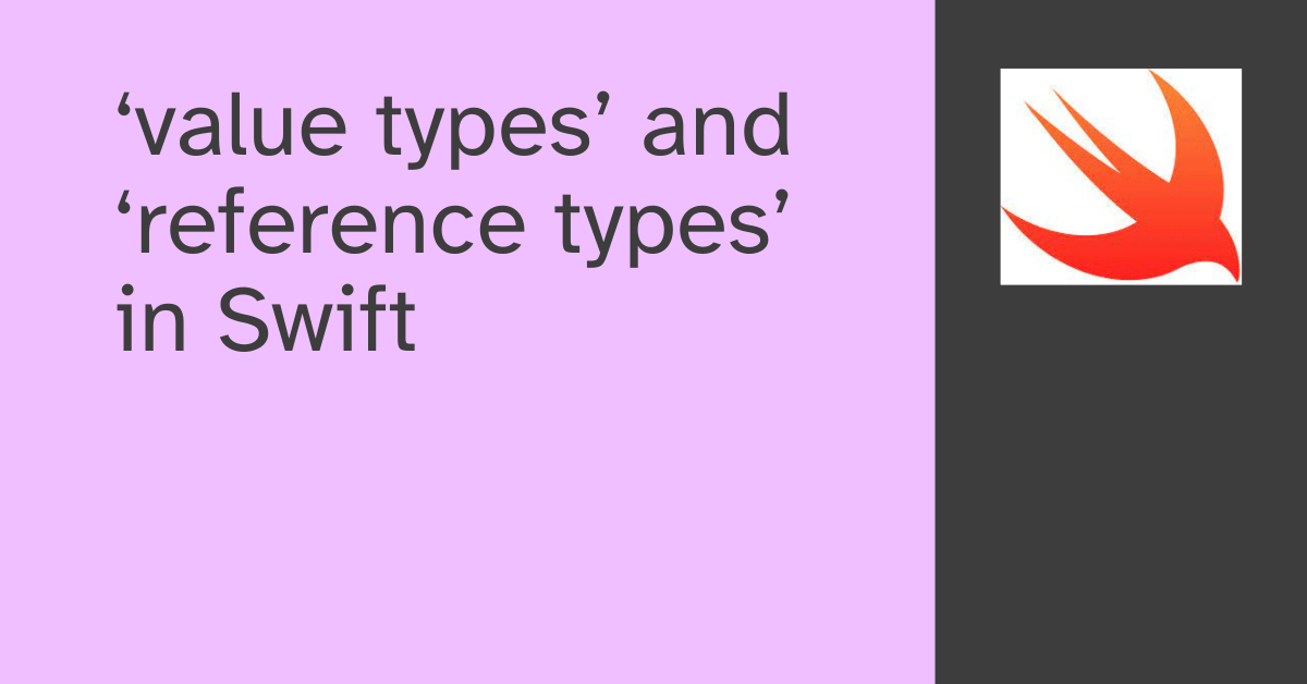 Value Types and Reference Types in Swift iOS Interview Questions and