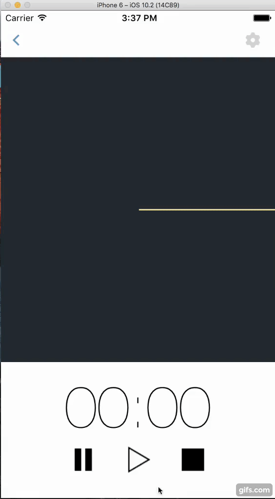 A customizable audio visualization component that works