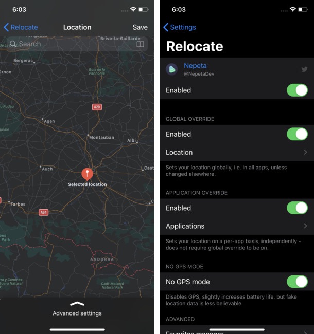 Spoof iPhone's Location With Relocate Reborn Tweak iOS Hacker