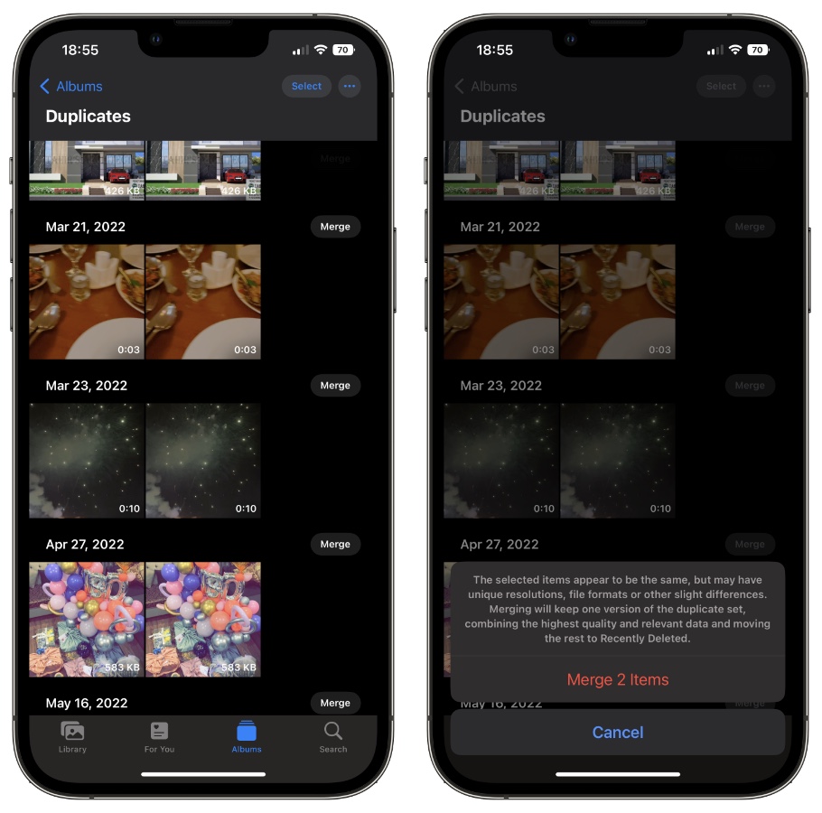 How To Easily Delete Duplicate Photos And Videos On iPhone iOS Hacker