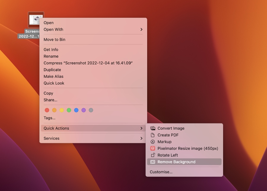 How To Quickly Remove Background From Images In macOS Ventura iOS Hacker