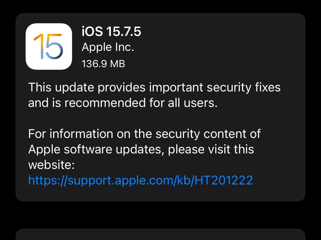 Download iOS 15.7.5 And iPadOS 15.7.5 For Older iPhones And iPads iOS