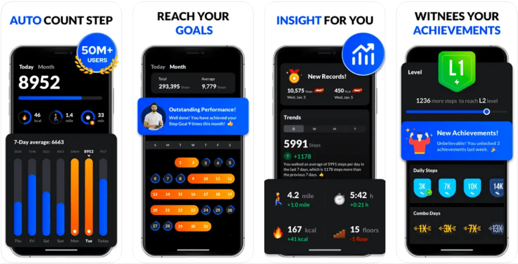 Best Pedometer And Step Counter Apps For iPhone iOS Hacker