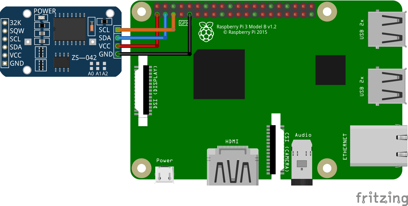 Learn interfacing DS3231 Real Time Clock in Raspberry Pi Iotguider