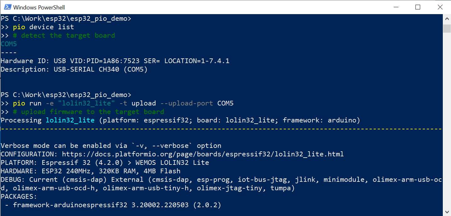 การใช้งาน PlatformIO ร่วมกับ VS Code IDE สำหรับบอร์ด ESP32 IoT
