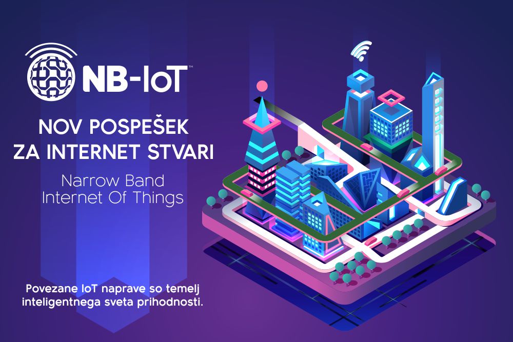 NBIoT Narrow Band IoT • LoRa IoT Sedaj!
