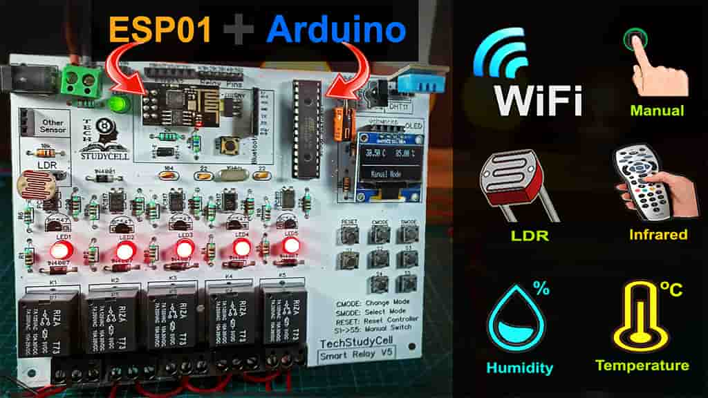 Home Automation with Arduino ESP8266 Blynk IotCircuitHub
