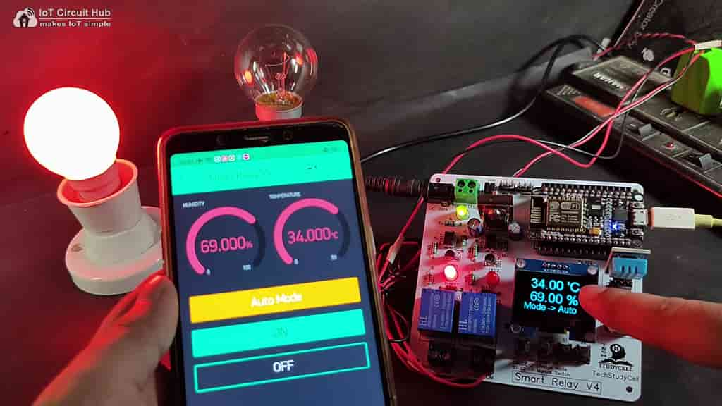 Blynk NodeMCU IoT projects DHT11 LDR Relay IoT 2024