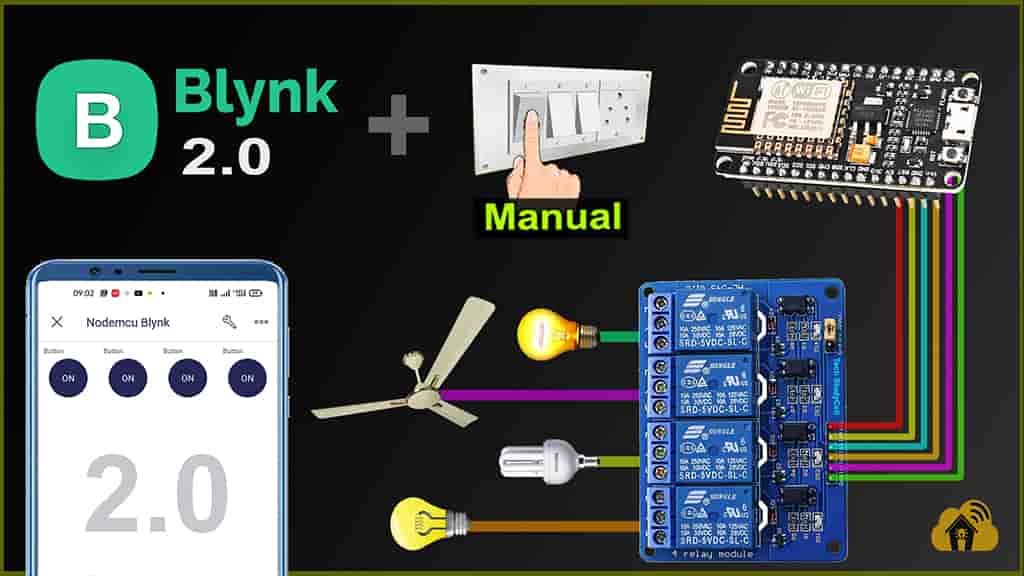 Control 4 channel relay module with physical buttons Need Help With