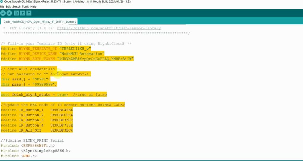 ESP8266 IoT Project with Blynk Automation 2024