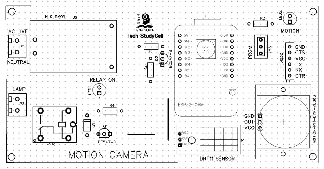 ESP32 CAM PIR Motion Sensor Camera using Telegram App 2024