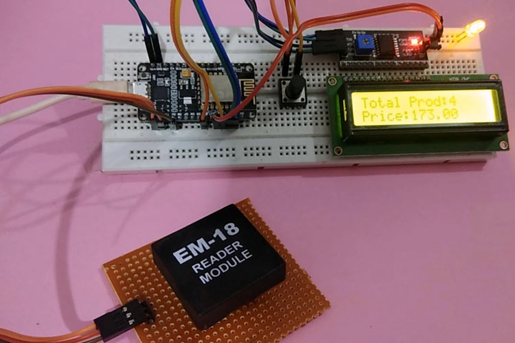 IoT based Smart Shopping Cart using RFID and NodeMCU