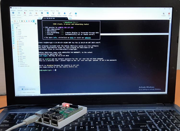 Headless raspberry pi zero w setup olose