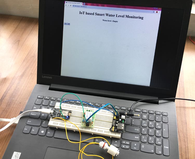 IoT Based Smart Water Level Indicator using Float Sensor and NodeMCU
