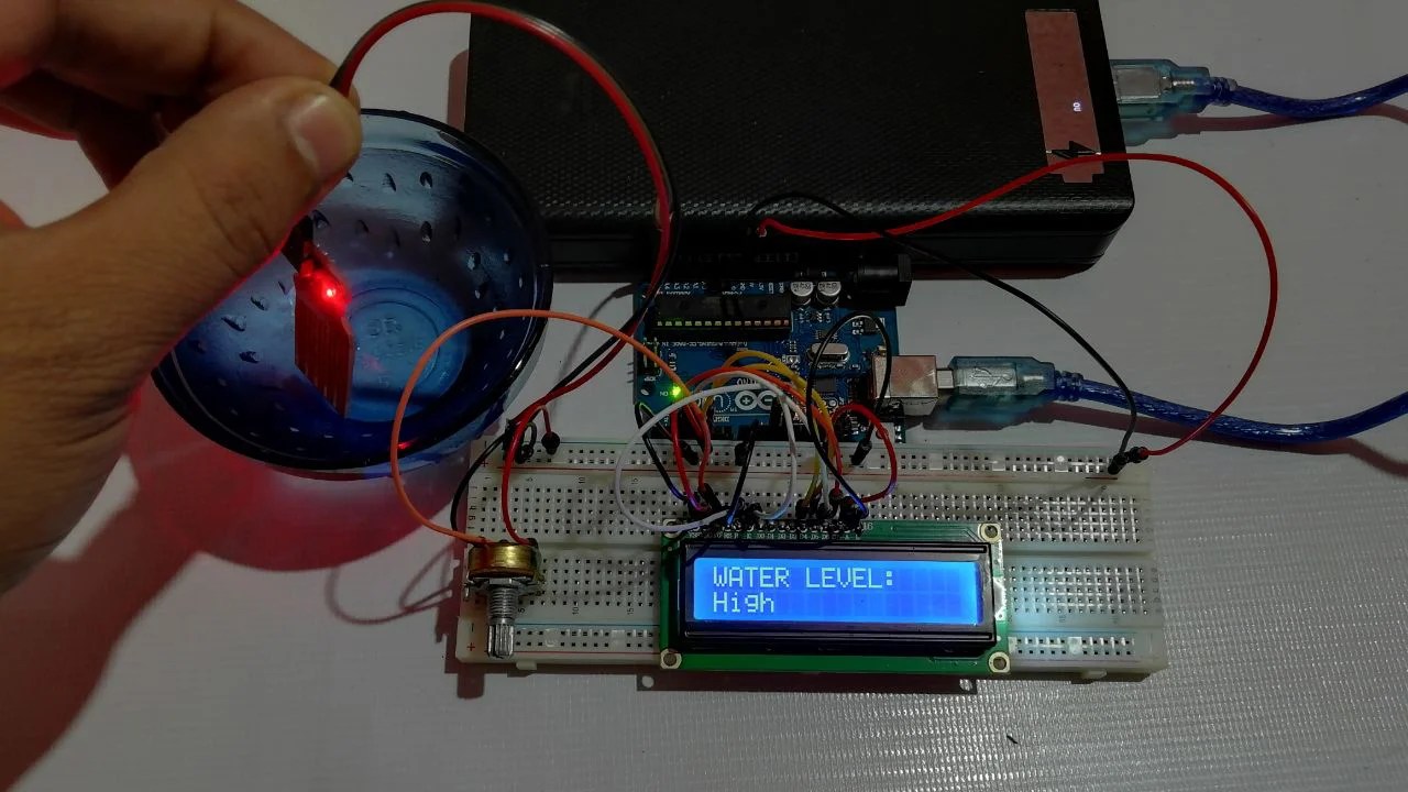 Water Level Sensor Arduino Tutorial IoT Projects Ideas