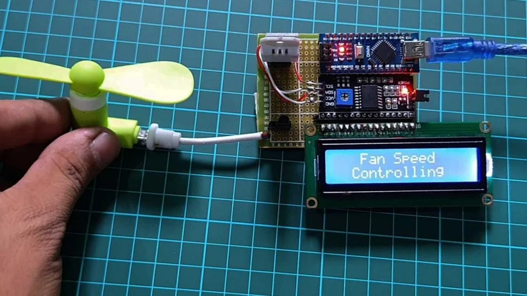 Temperature Based Automatic Fan Speed Controller using Arduino