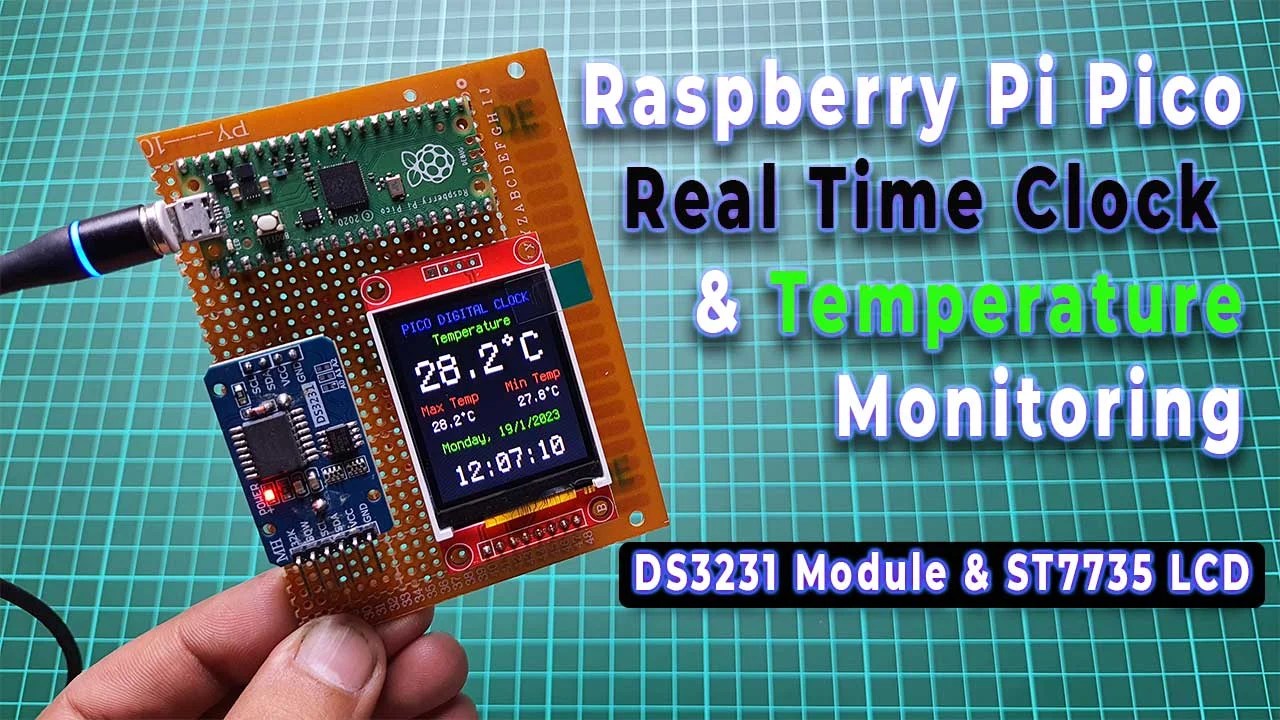 Raspberry Pi Pico Realtime Clock With Temperature, 48 OFF