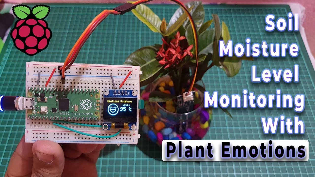 Capacitive Soil Moisture Sensor with Raspberry Pi Pico